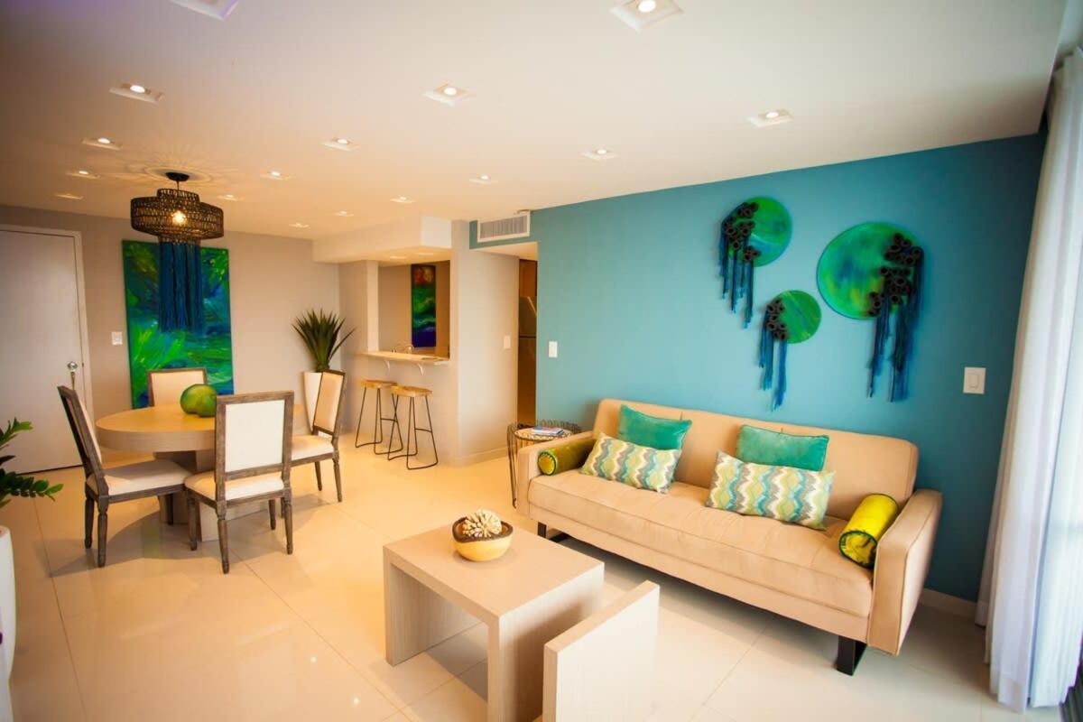 2Br Gem Ocean Front Building Isla Verde Beach San Juan Bagian luar foto