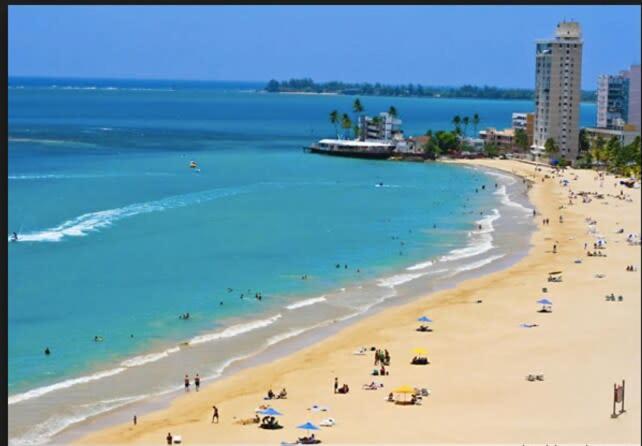 2Br Gem Ocean Front Building Isla Verde Beach San Juan Bagian luar foto